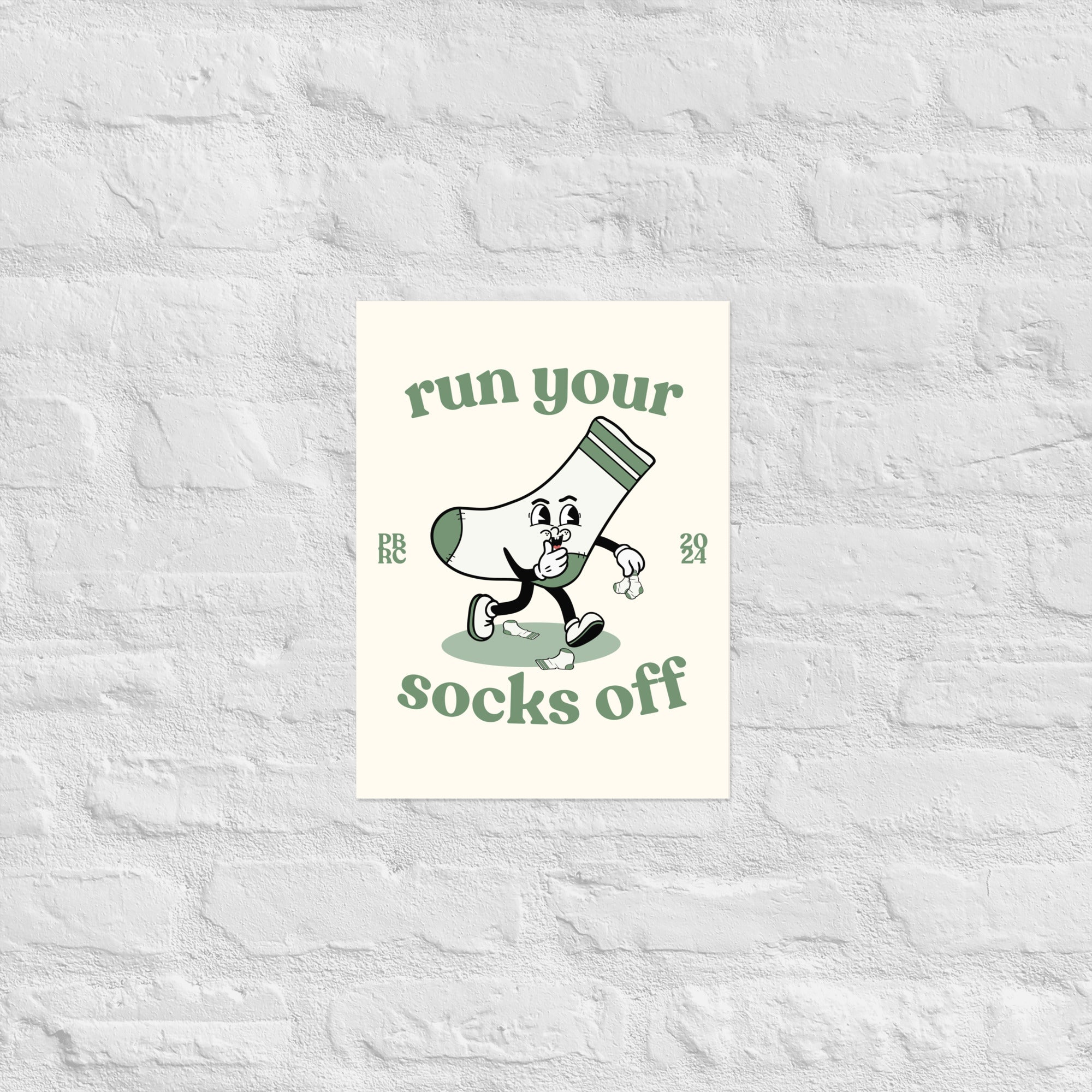 Run Your Socks Off Print